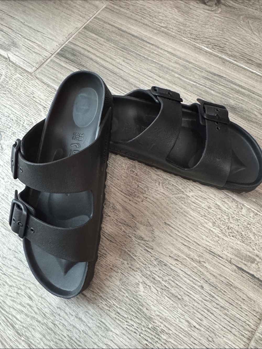 Women's Black Birkenstocks
